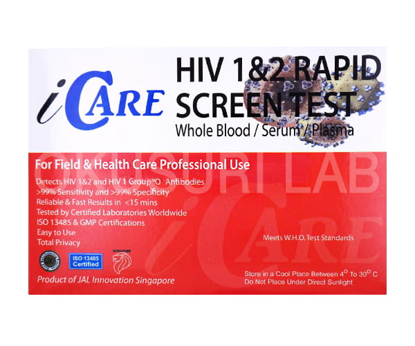 HIV検査キット（採血）の商品画像01